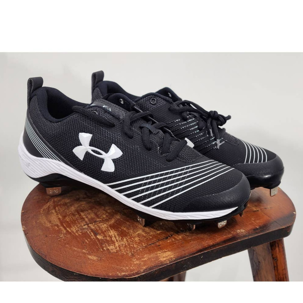 New Under Armour Glyde ST Softball Metal Spike Cleats Size 8.5 Fast Pitch